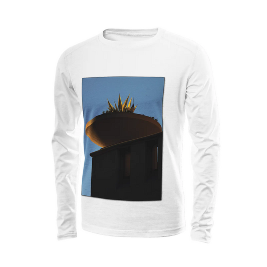 White long sleeve t-shirt - The architecture of USC (67) Printy6