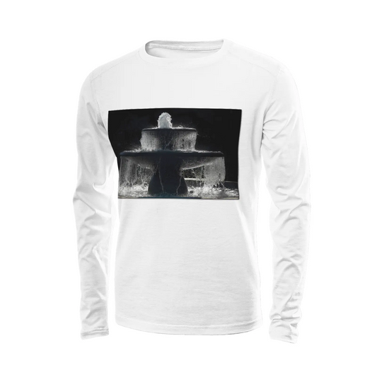 White long sleeve t-shirt - The architecture of USC (70) Printy6