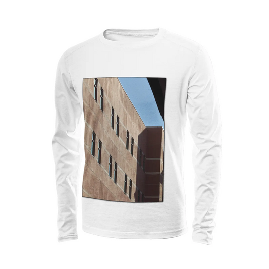 White long sleeve t-shirt - The architecture of USC (72) Printy6