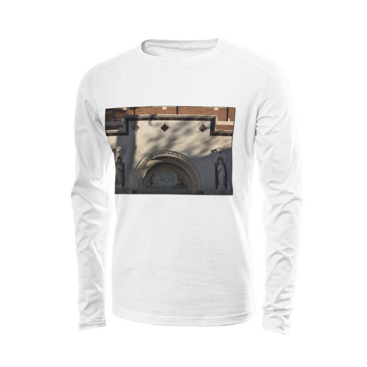 White long sleeve t-shirt - The architecture of USC (73) Printy6