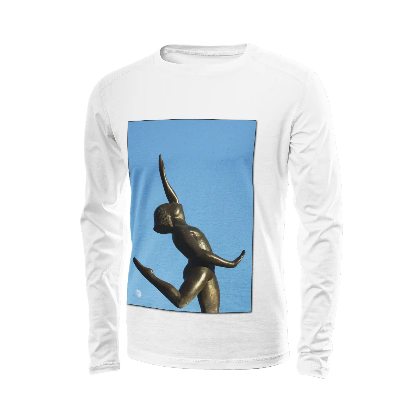 White long sleeve t-shirt - The architecture of USC (75) Printy6