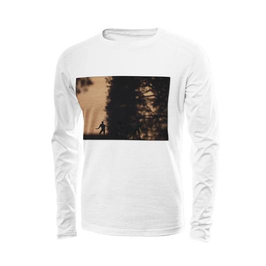 White long sleeve t-shirt - The architecture of USC (77) Printy6
