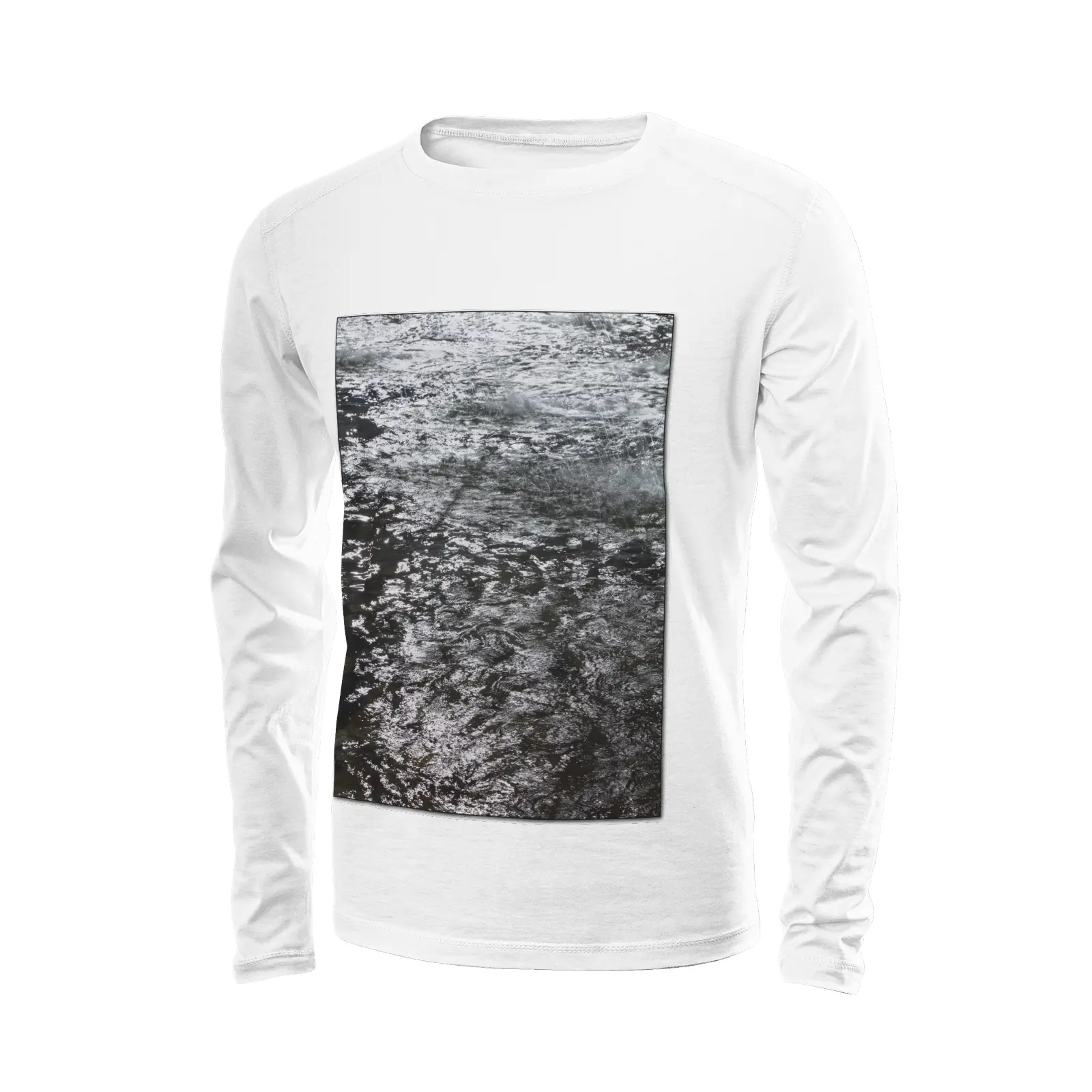 White long sleeve t-shirt - The architecture of USC (78) Printy6