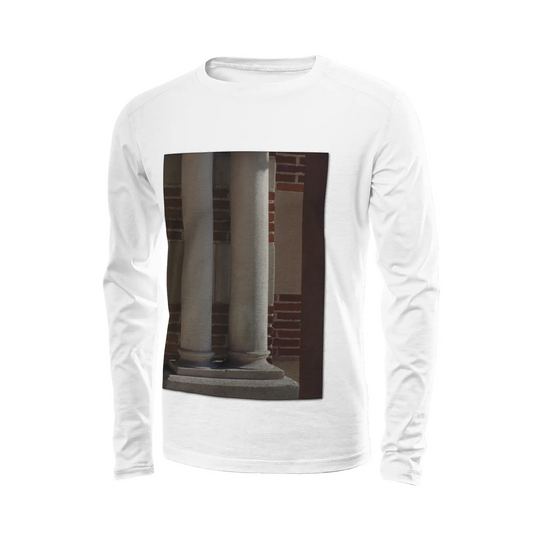 White long sleeve t-shirt - The architecture of USC (7) Printy6