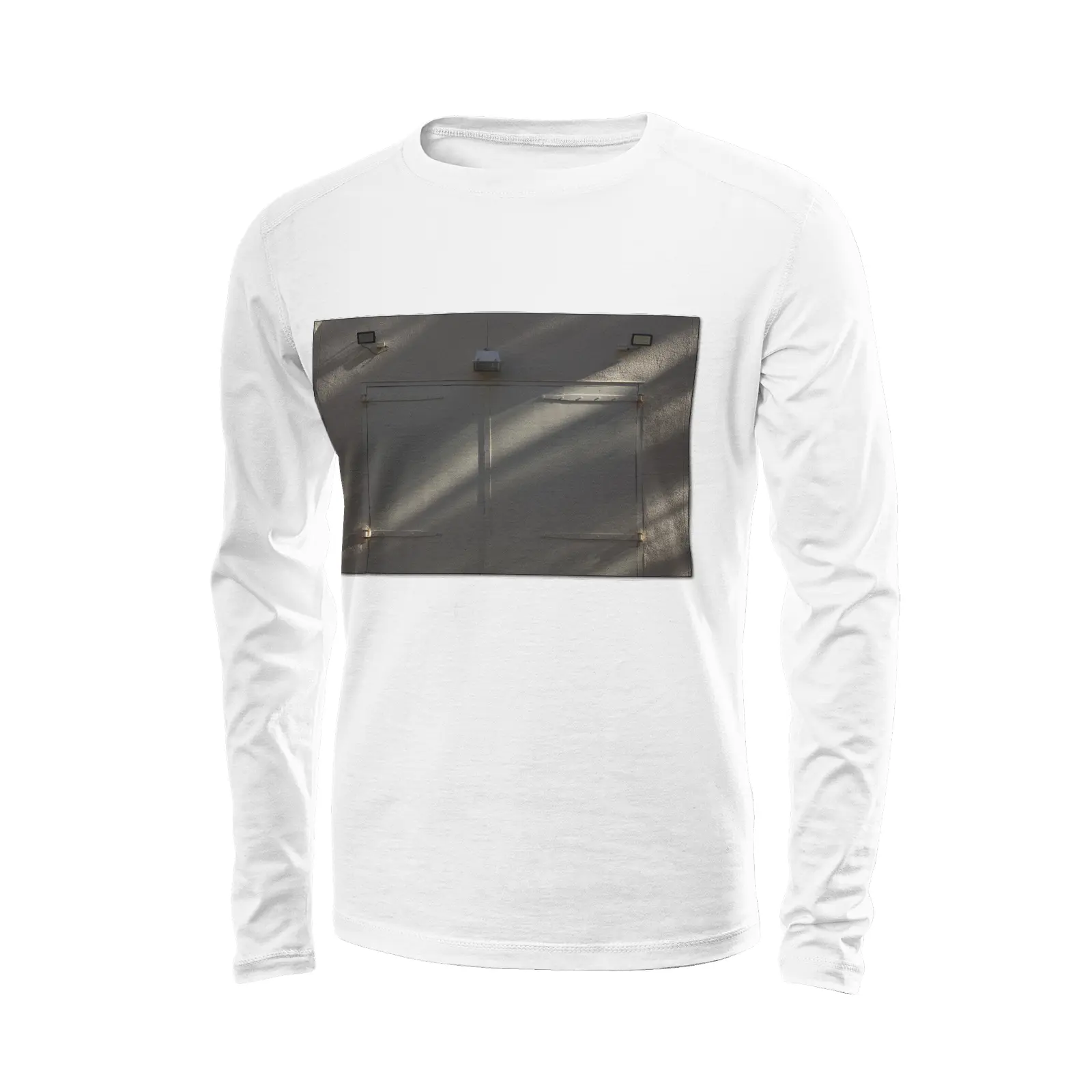 White long sleeve t-shirt - The architecture of USC (82) Printy6