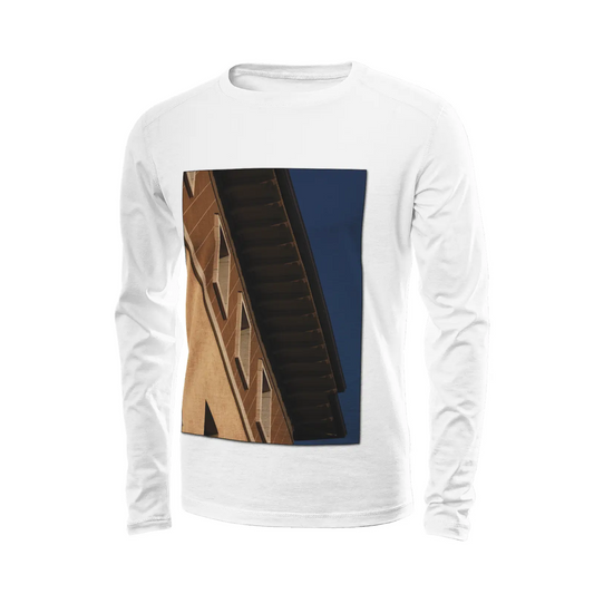 White long sleeve t-shirt - The architecture of USC (87) Printy6