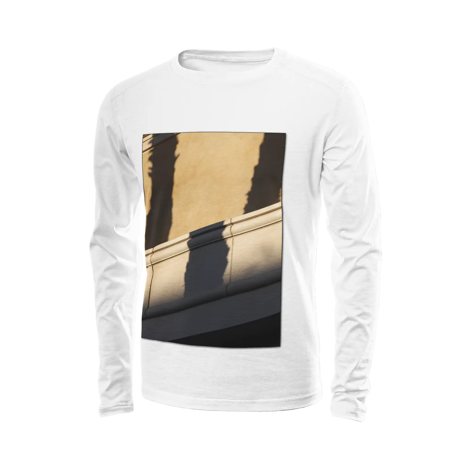 White long sleeve t-shirt - The architecture of USC (88) Printy6