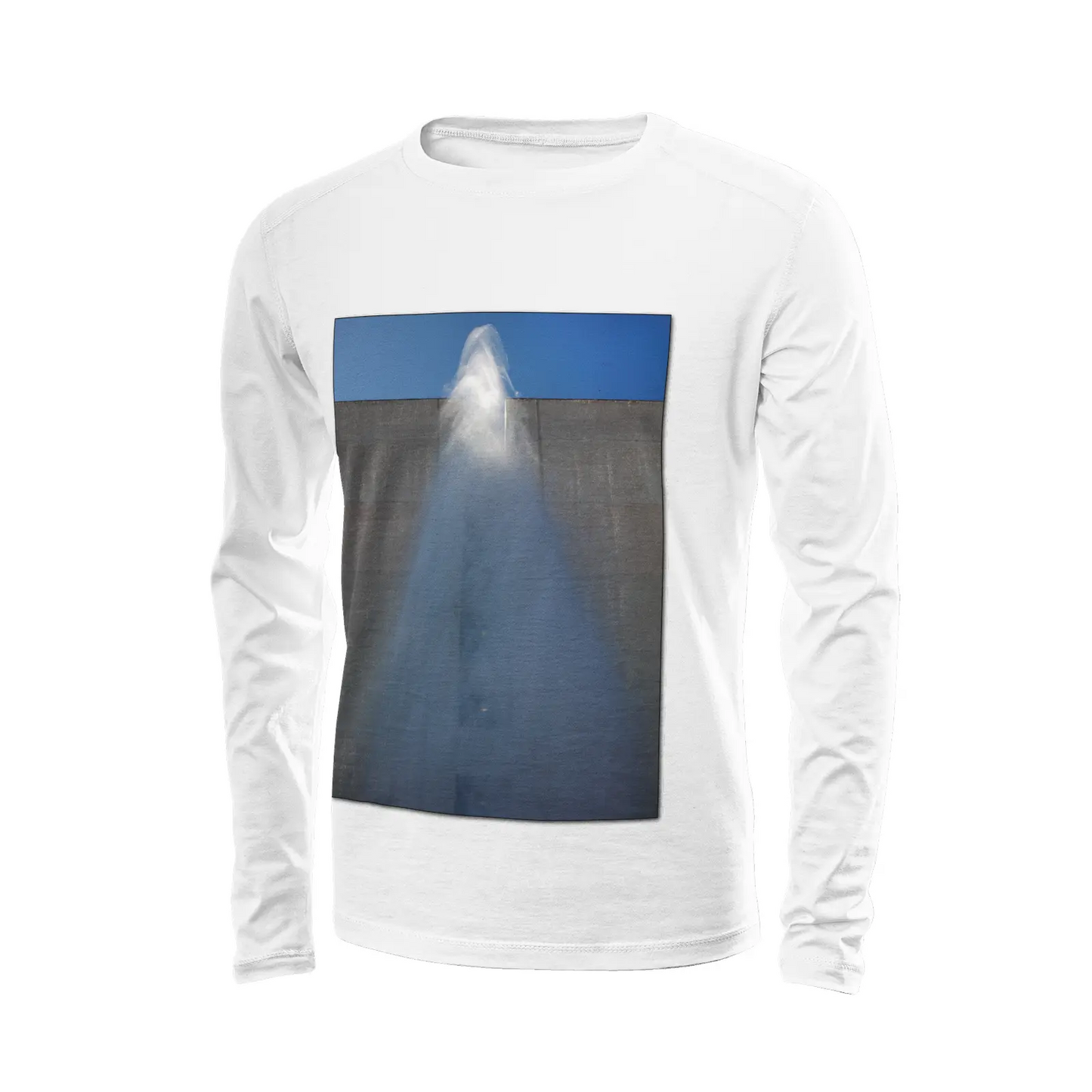 White long sleeve t-shirt - The architecture of USC (8) Printy6