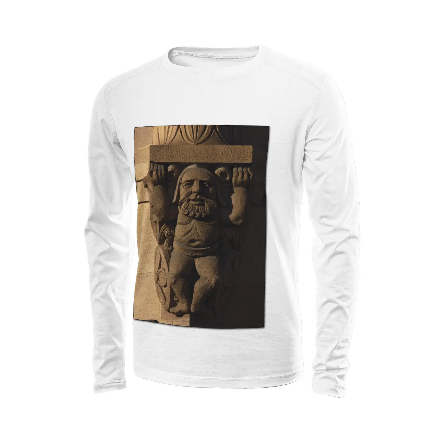 White long sleeve t-shirt - The architecture of USC (96) Printy6