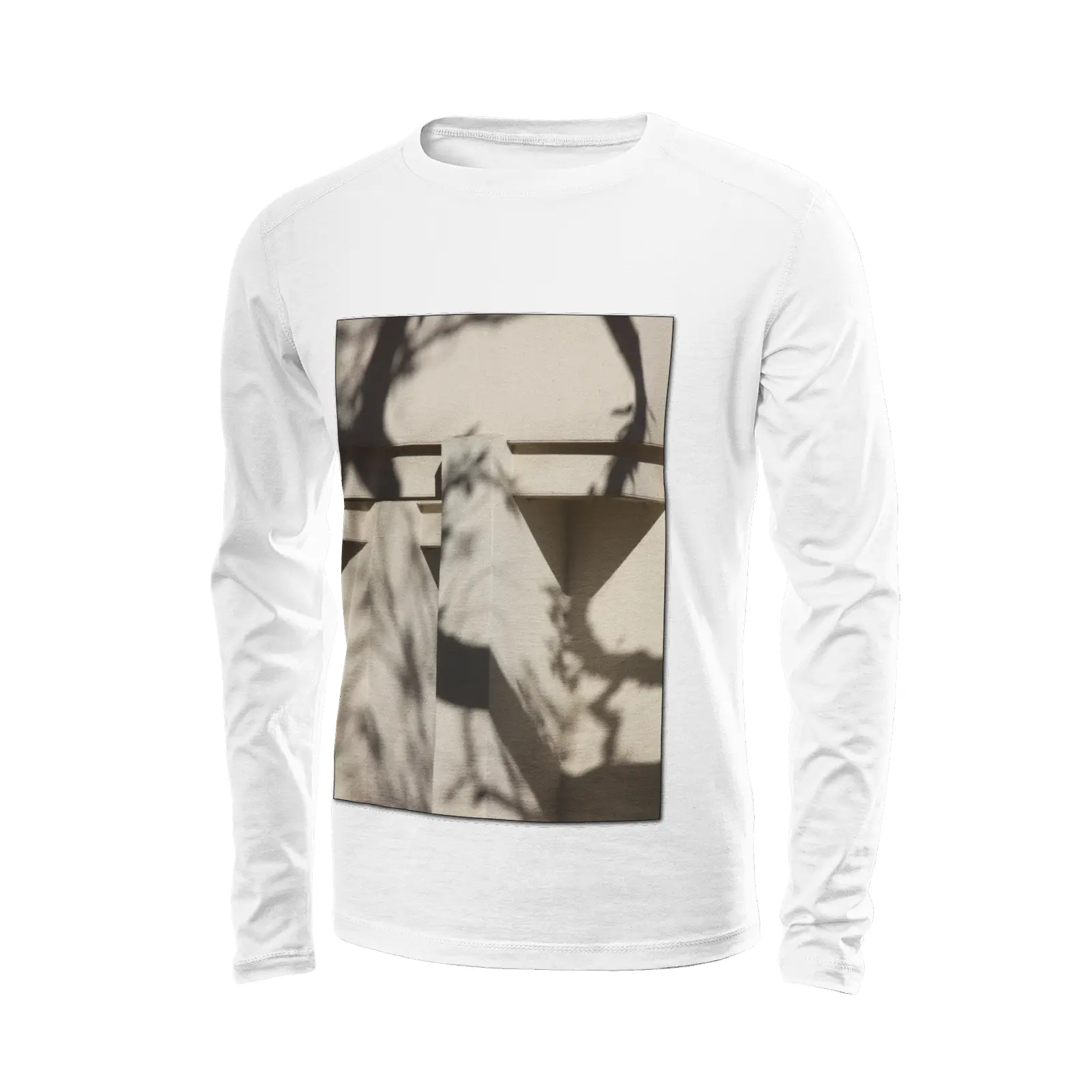 White long sleeve t-shirt - The architecture of USC (98) Printy6