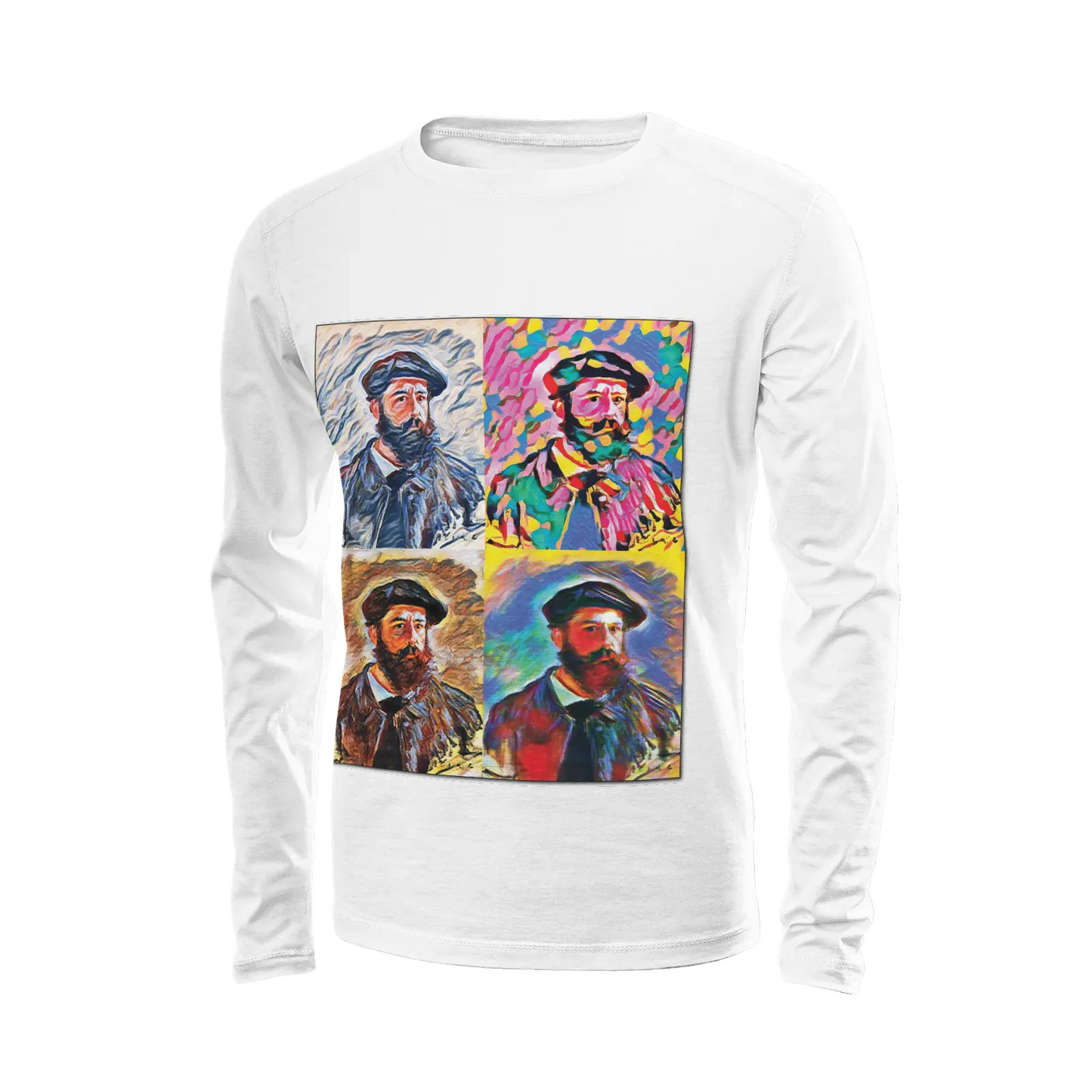 White long sleeve t-shirt - The prophecy - Claude Monet Printy6