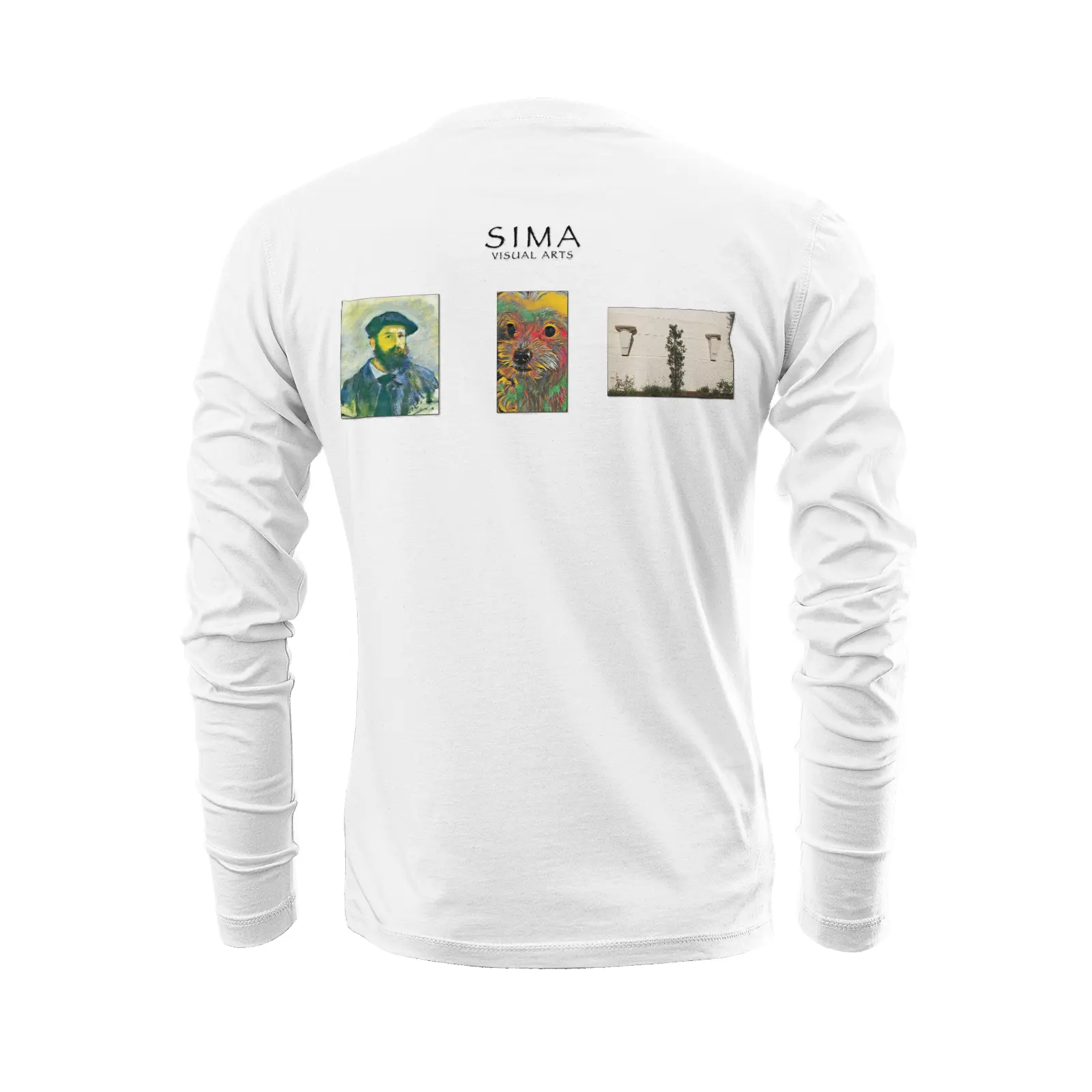 White long sleeve t-shirt - The prophecy - Claude Monet Printy6