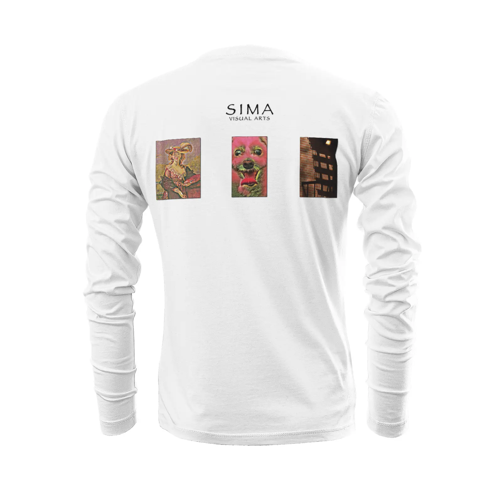 White long sleeve t-shirt - The prophecy - Elizabeth Lebrun Printy6