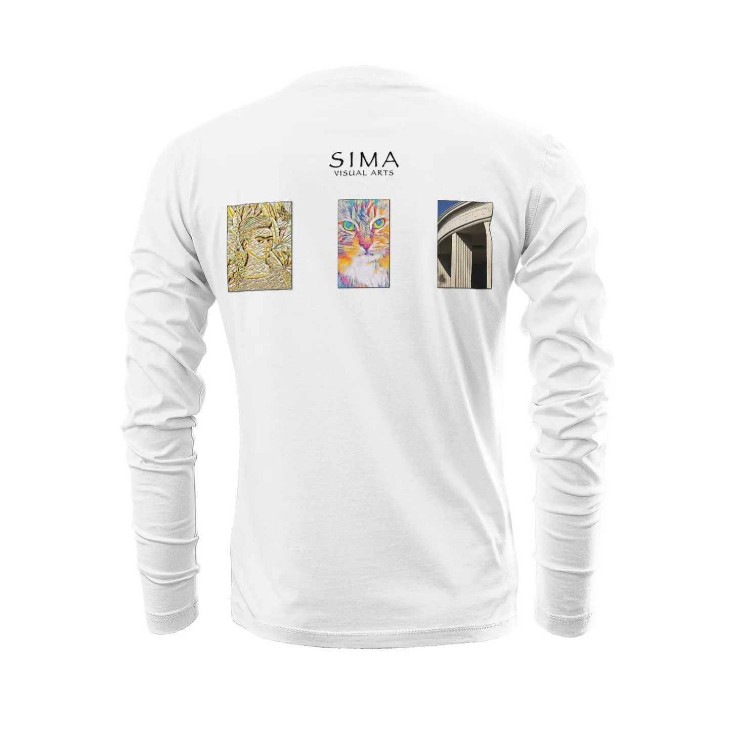 White long sleeve t-shirt - The prophecy - Frida Kahlo Printy6