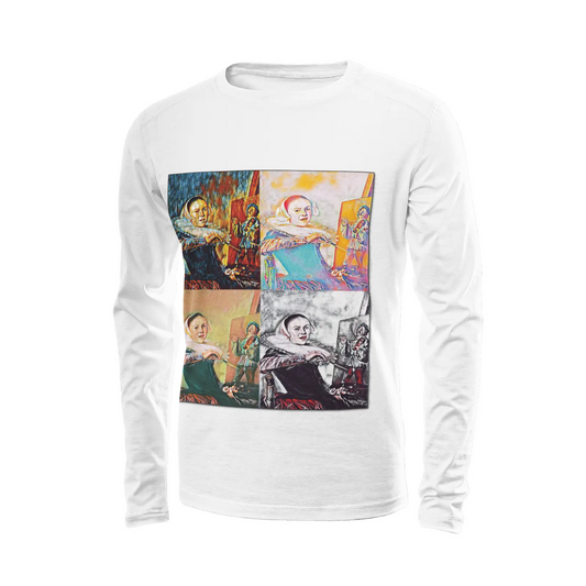 White long sleeve t-shirt - The prophecy - Judith Leyster Printy6