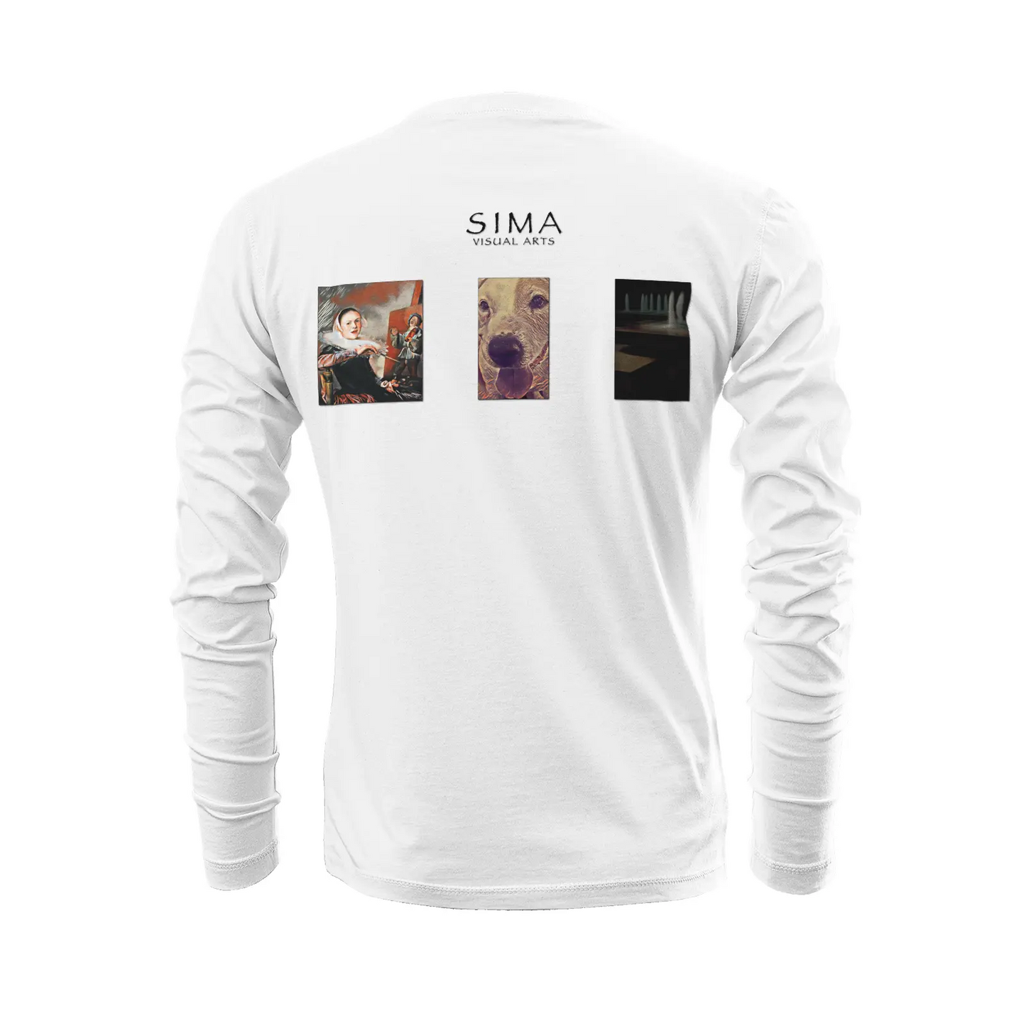 White long sleeve t-shirt - The prophecy - Judith Leyster Printy6