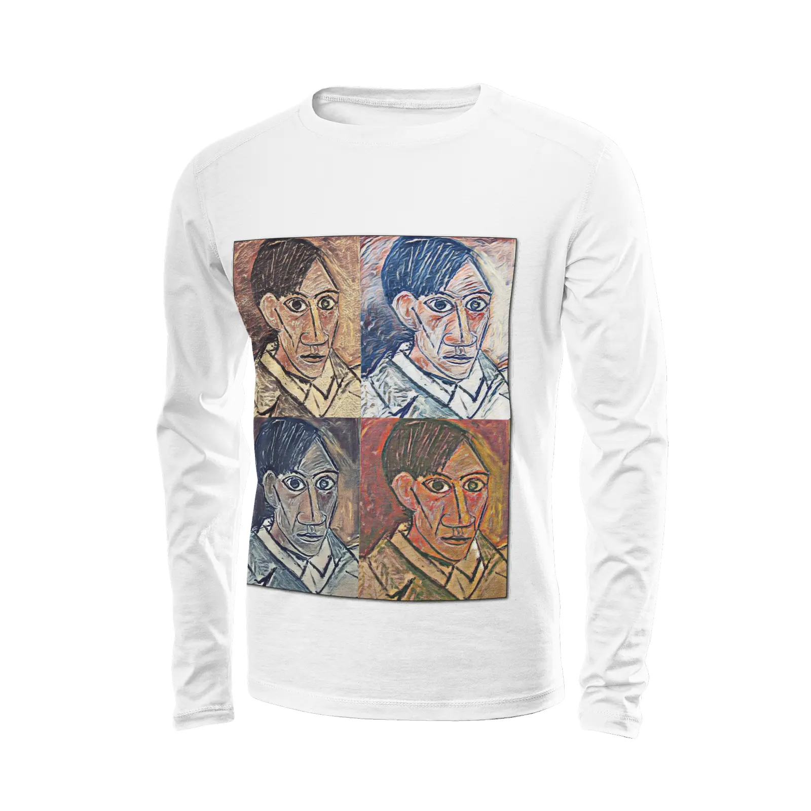 White long sleeve t-shirt - The prophecy - Pablo Picasso Printy6