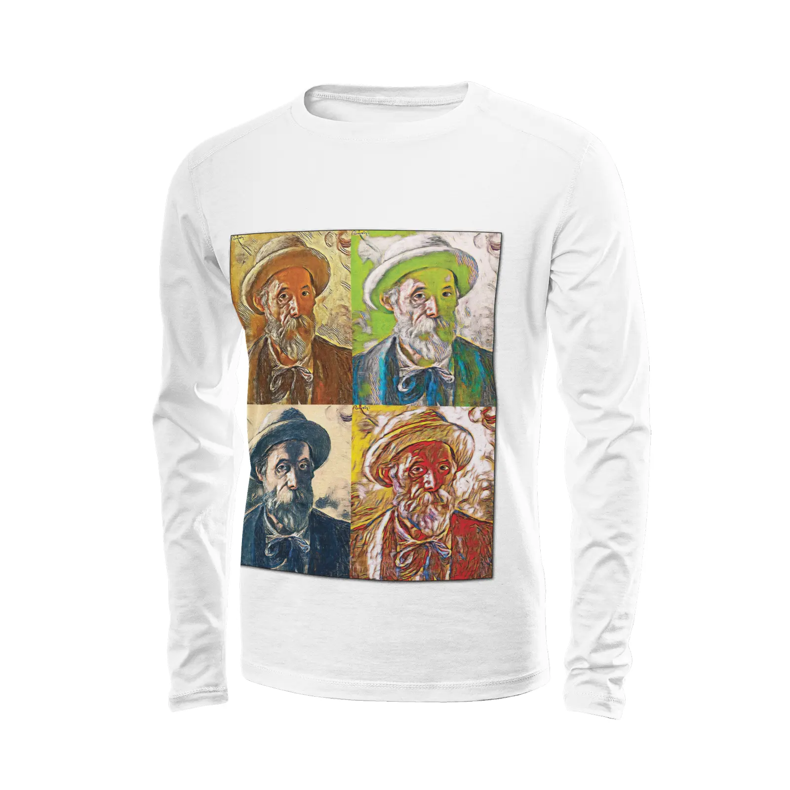 White long sleeve t-shirt - The prophecy - Pierre-Auguste Renoir Printy6