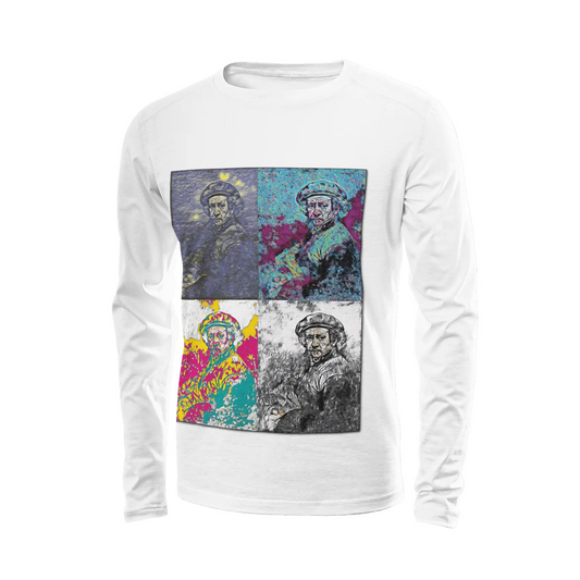 White long sleeve t-shirt - The prophecy - Rembrandt Van Rijn Printy6
