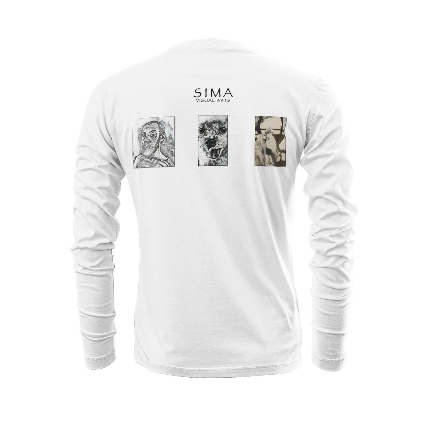 White long sleeve t-shirt - The prophecy - USC Printy6