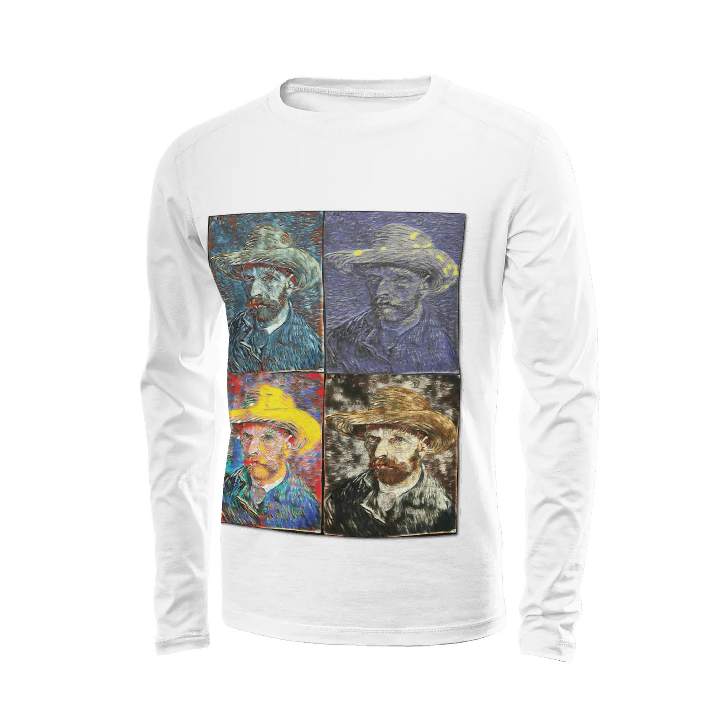 White long sleeve t-shirt - The prophecy - Vincent Van Gogh Printy6