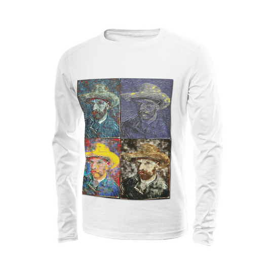 White long sleeve t-shirt - The prophecy - Vincent Van Gogh Printy6