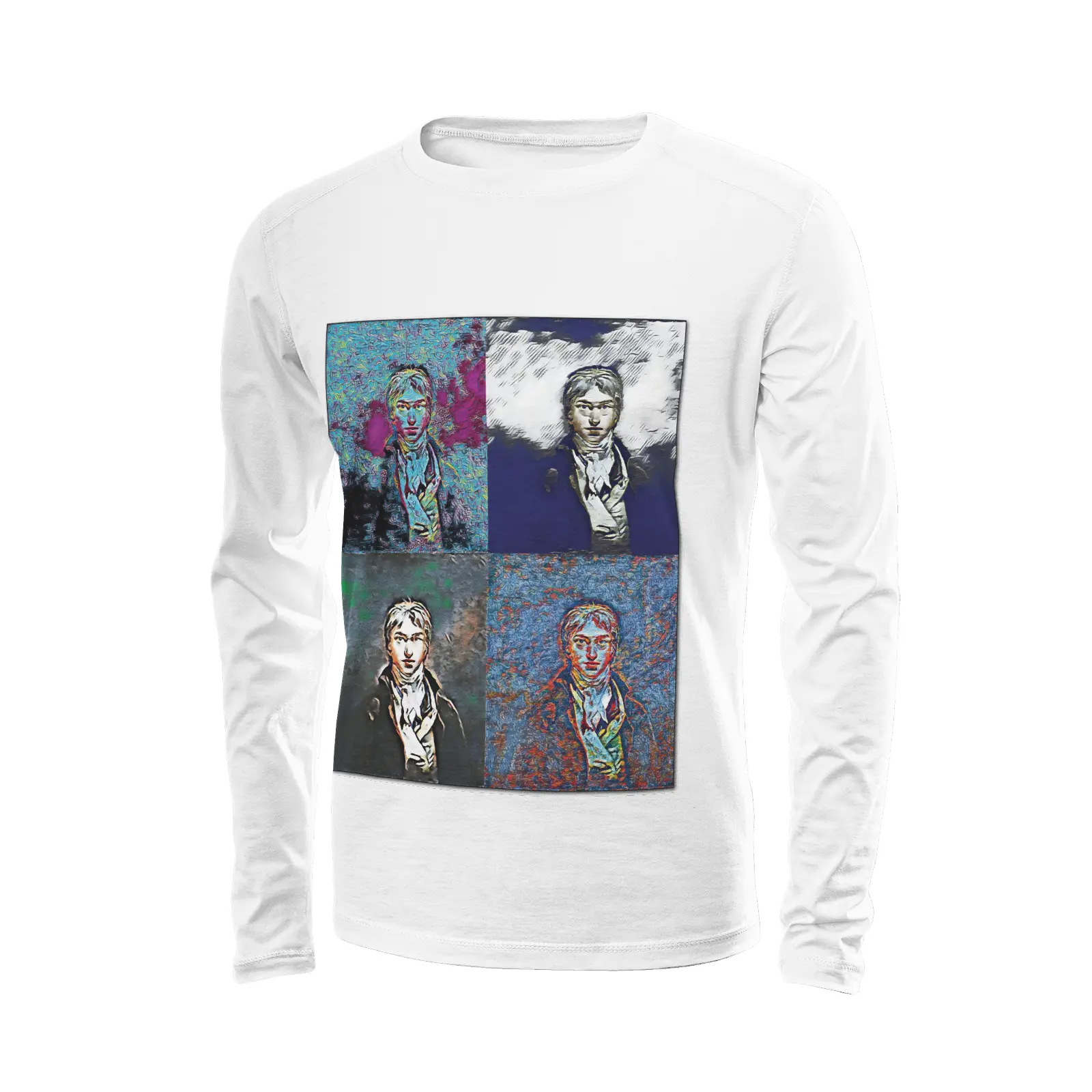 White long sleeve t-shirt - The prophecy - William Turner Printy6
