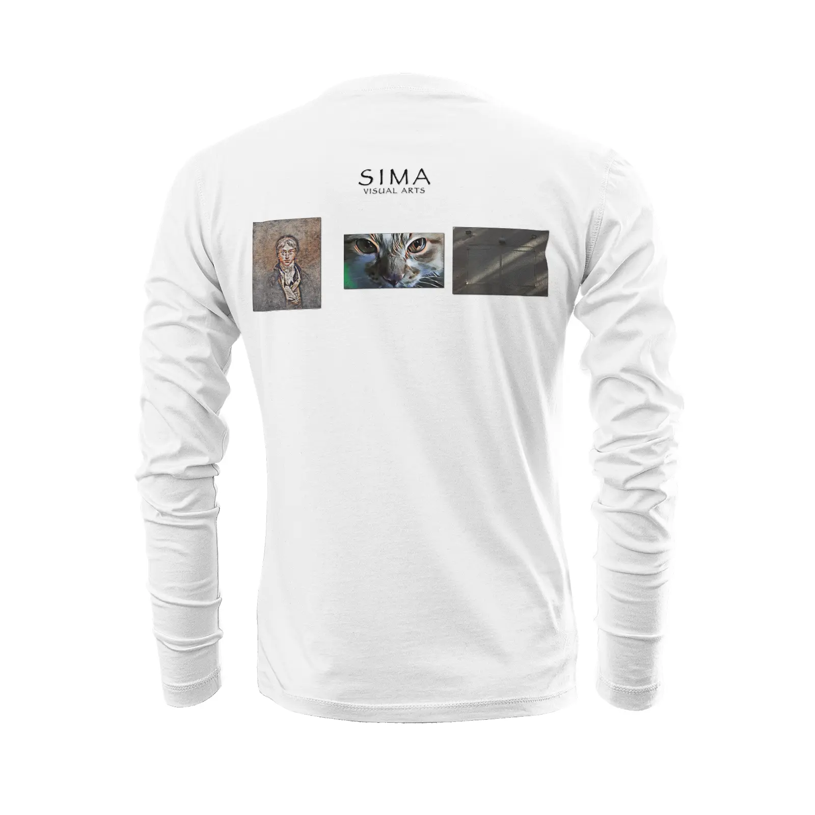 White long sleeve t-shirt - The prophecy - William Turner Printy6