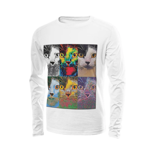 White long sleeve t-shirt - The prophecy Printy6