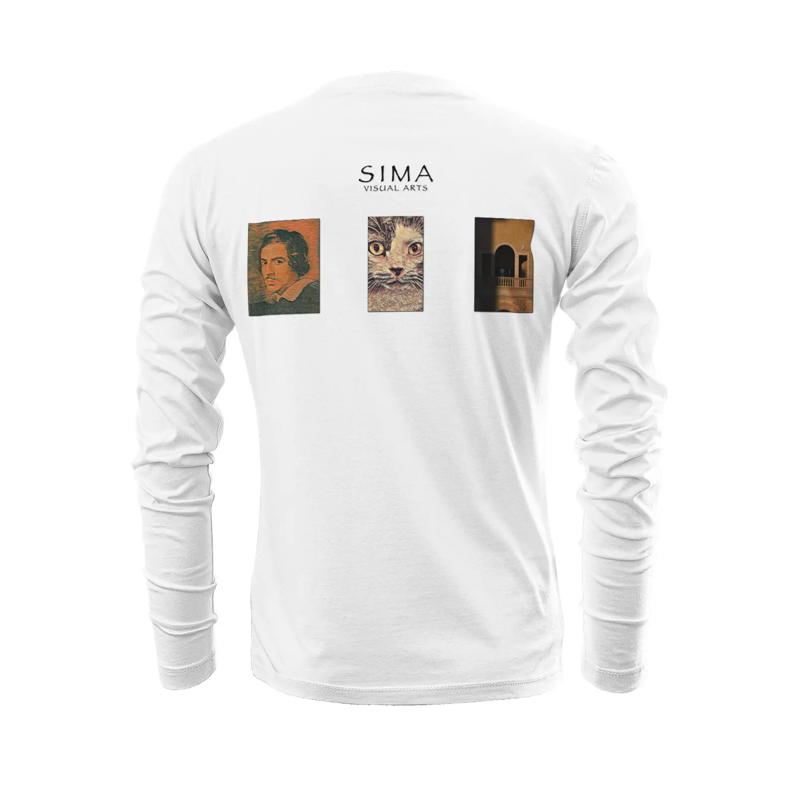 White long sleeve t-shirt - The prophecy Printy6