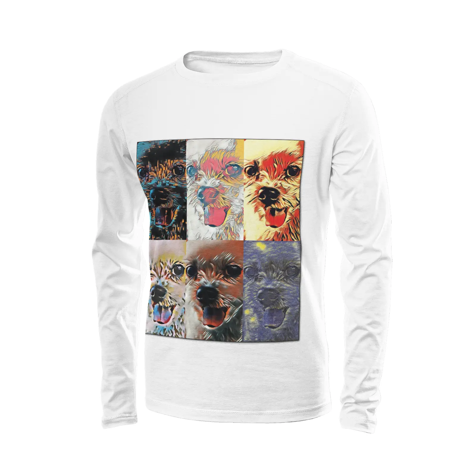 White long sleeve t-shirt - The prophecy Printy6
