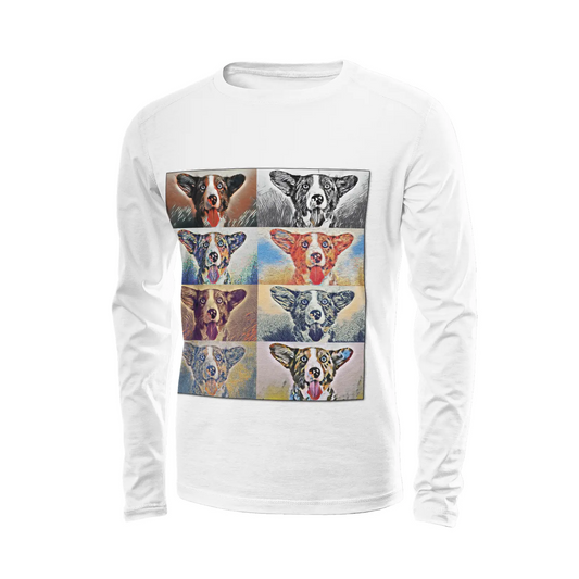 White long sleeve t-shirt - The prophecy Printy6