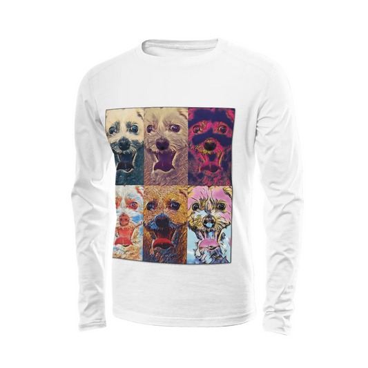 White long sleeve t-shirt - The prophecy Printy6