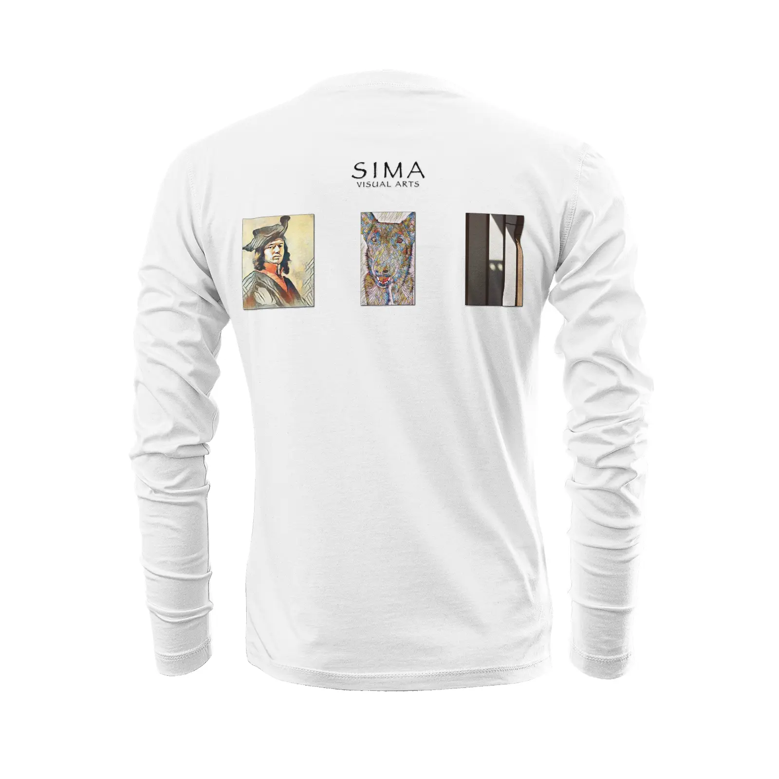 White long sleeve t-shirt - The prophecy Printy6