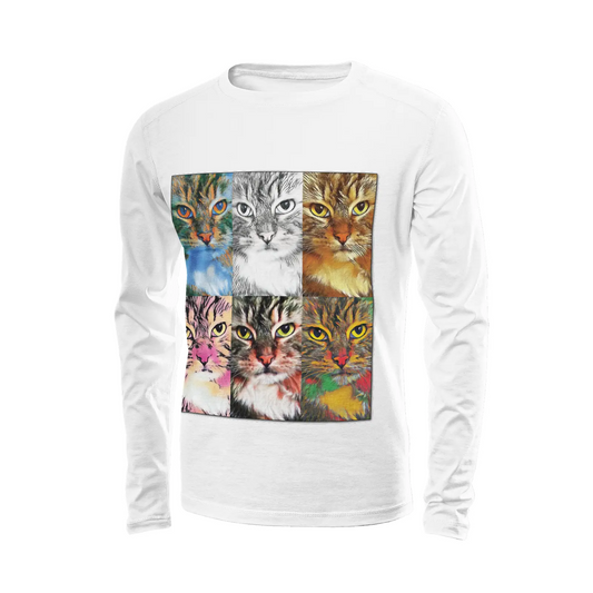 White long sleeve t-shirt - The prophecy Printy6