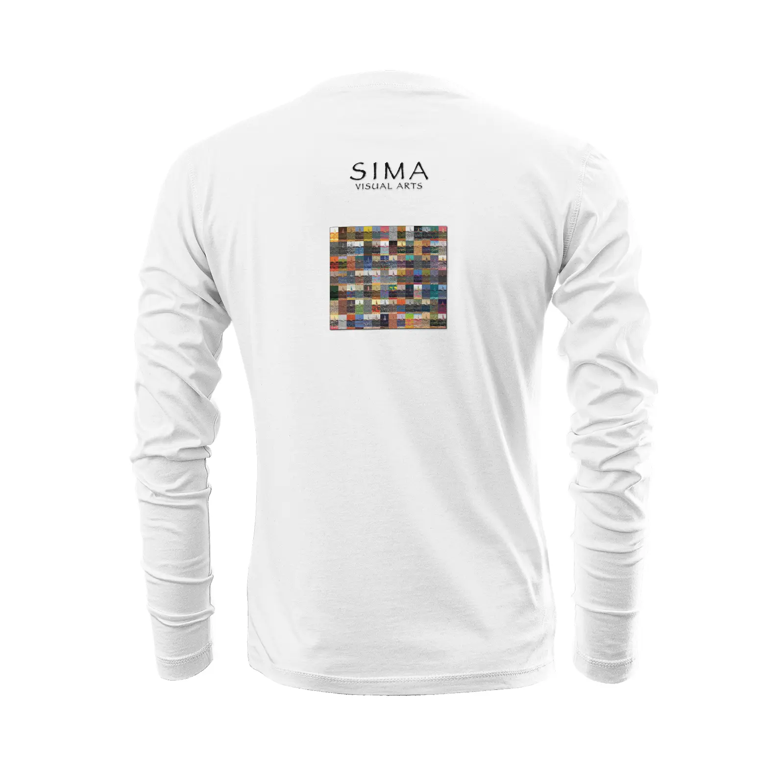 White long sleeve t-shirt - The show must go on - Marina del Rey Printy6