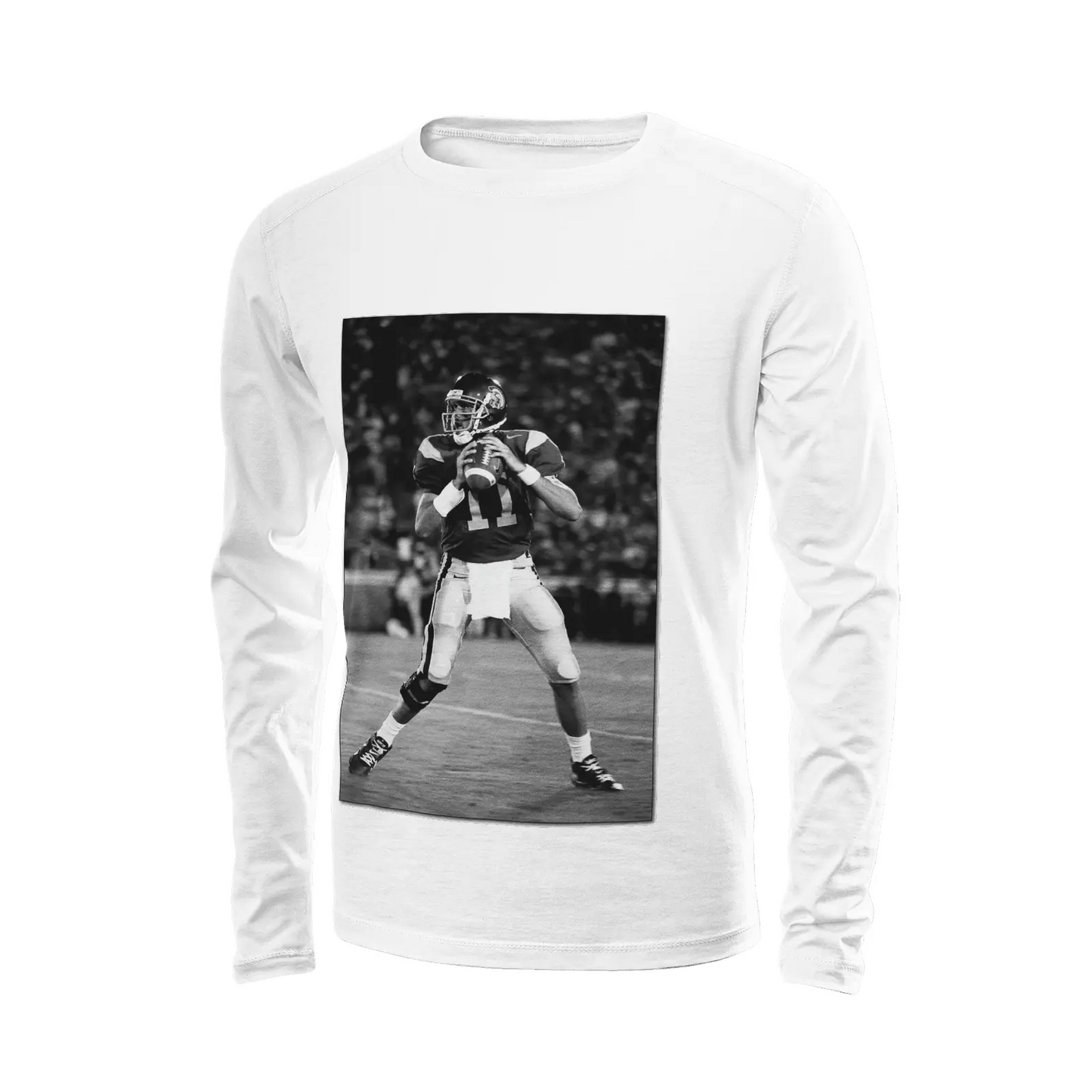 White long sleeve t-shirt - USC Football (2) - Matt Leinart Printy6