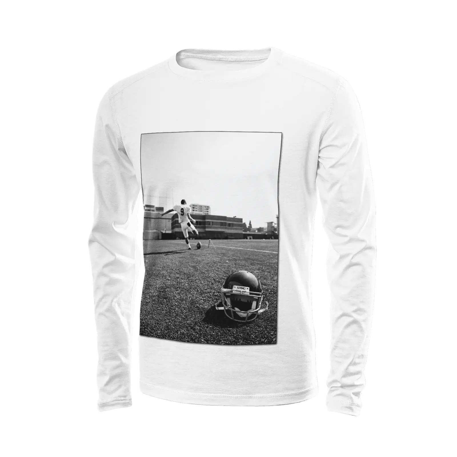 White long sleeve t-shirt - USC Football (4) Printy6