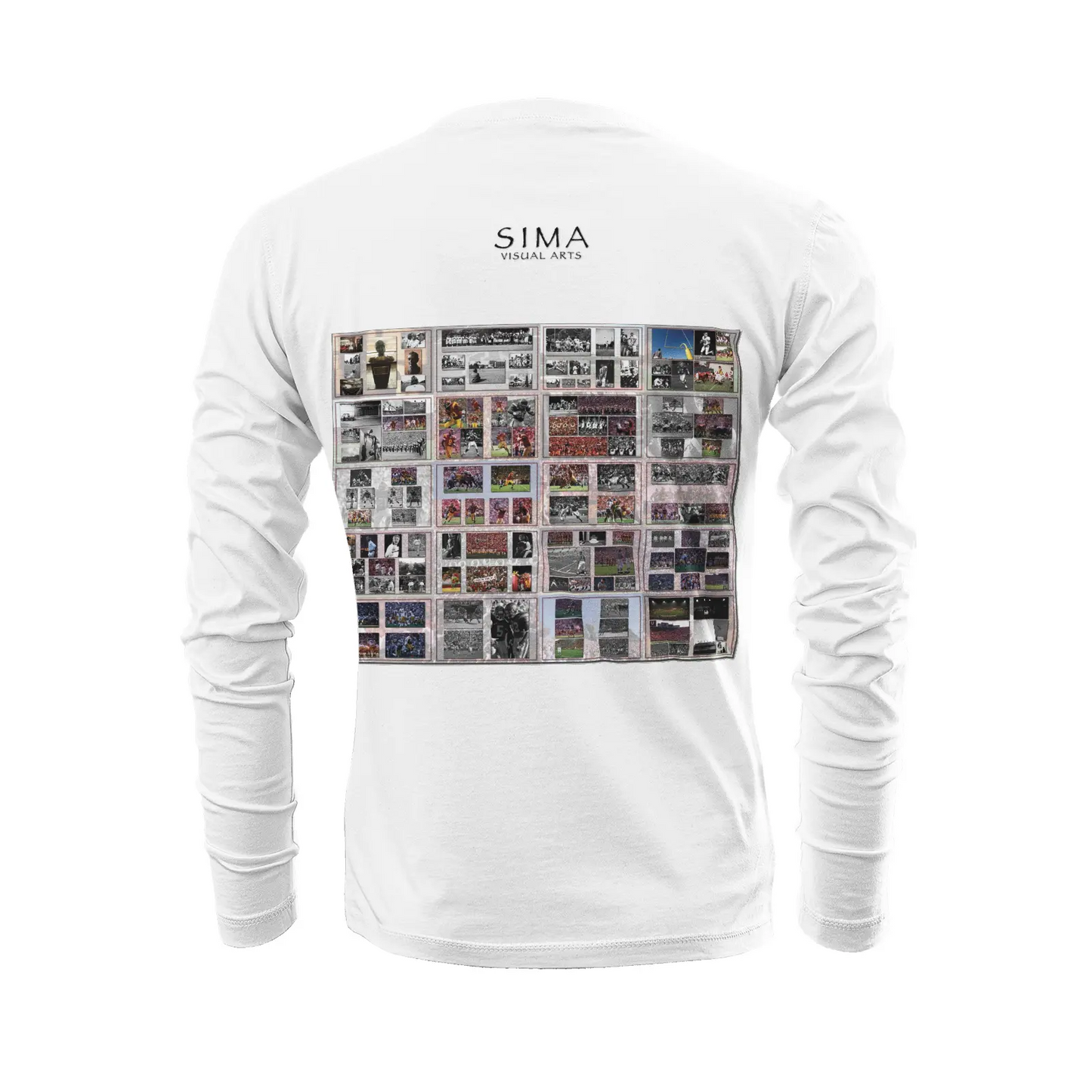 White long sleeve t-shirt - USC Football (7) - Reggie Bush Printy6