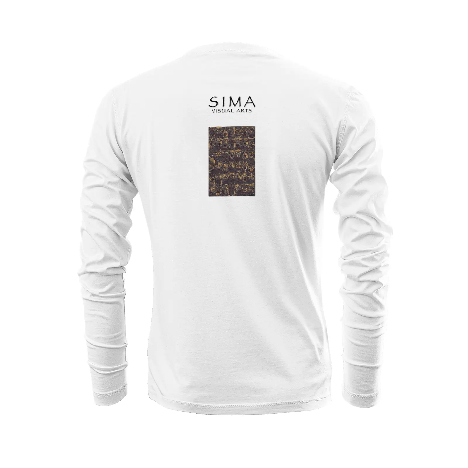 White long sleeve t-shirt -Club 99 Printy6